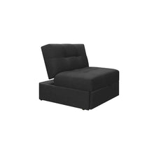 Silla Cama Angela Tela, Color Gris Oscuro