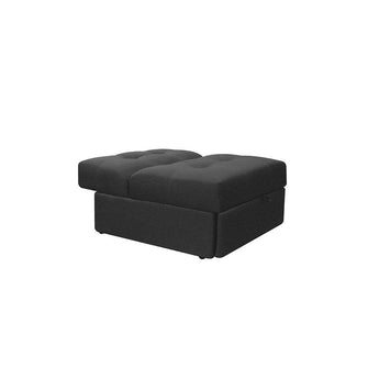Silla Cama Angela Tela, Color Gris Oscuro