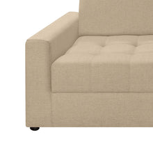 Sofa Alondra Tela, Color Beige