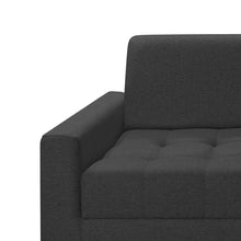 Sofa Alondra Tela, Color Gris Oscuro