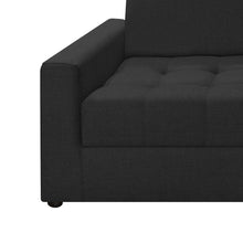 Sofa Alondra Tela, Color Negro