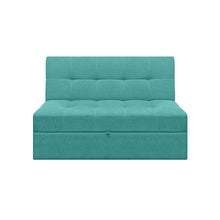 Sofa Cama Angela Antifluido, Color Turquesa