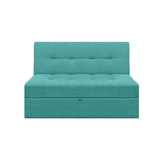 Sofa Cama Angela Antifluido, Color Turquesa