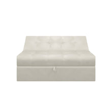 Sofa Cama Angela Cuero Sintetico, Color Beige