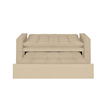 Sofa Cama Ethel Antifluido, Color Beige