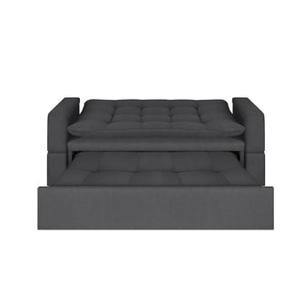 Sofa Cama Ethel Antifluido, Color Gris