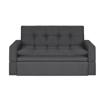 Sofa Cama Ethel Antifluido, Color Gris