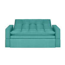 Sofa Cama Ethel Antifluido, Color Turquesa