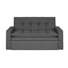 Sofa Cama Ethel Tela, Color Gris