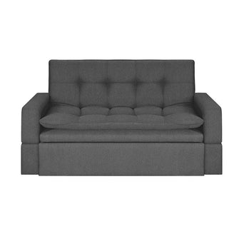 Sofa Cama Ethel Tela, Color Gris