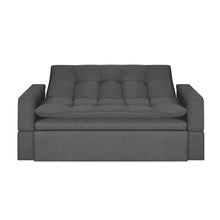 Sofa Cama Ethel Tela, Color Gris