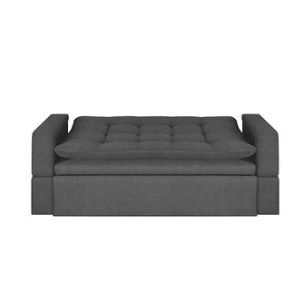 Sofa Cama Ethel Tela, Color Gris