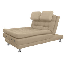 Sofa Cama Multifuncional Euro Con Brazos Tela, Color Beige