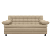 Sofa Cama Multifuncional Euro Con Brazos Tela, Color Beige