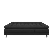 Sofa Cama Multifuncional Euro Con Brazos Tela, Color Negro