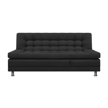 Sofa Cama Multifuncional Euro Tela, Color Negro