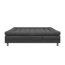 Sofa Cama Multifuncional Euro Con Brazos Tela, Color Gris