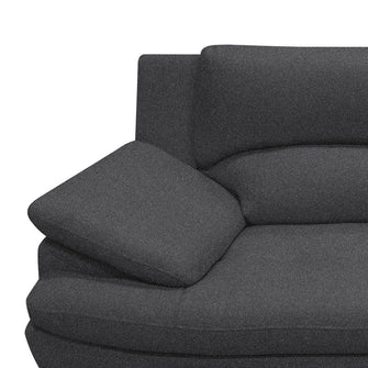 Sofa Cindy Antifluido, Color Gris Oscuro