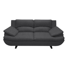 Sofa Cindy Antifluido, Color Gris Oscuro