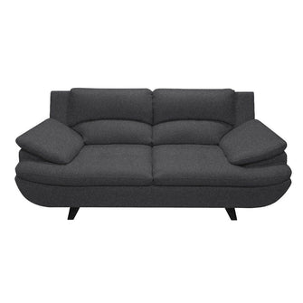 Sofa Cindy Antifluido, Color Gris Oscuro