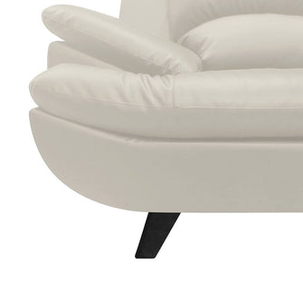 Sofa Cindy Cuero Sintetico, Color Beige