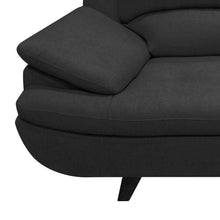 Sofa Cindy Tela, Color Negro