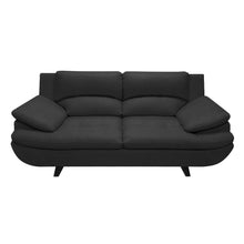 Sofa Cindy Tela, Color Negro