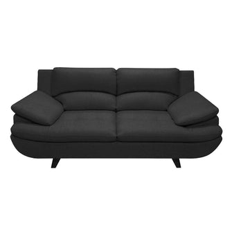 Sofa Cindy Tela, Color Negro