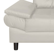 Sofa Michelle Cuero Sintetico, Color Beige