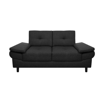 Sofa Michelle Tela, Color Negro