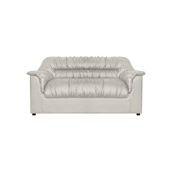 Sofa Vivir Cuero Sintetico, Color Beige