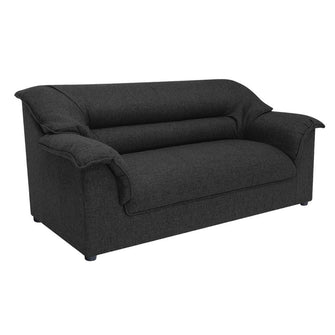 Sofa Vivir Tela, Color Gris Oscuro