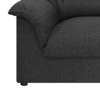 Sofa Vivir Tela, Color Gris Oscuro