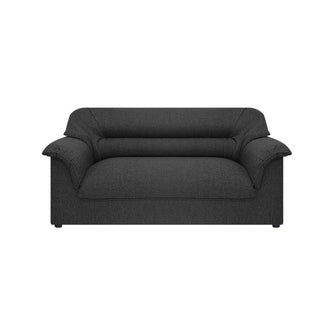 Sofa Vivir Tela, Color Gris Oscuro