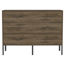 Organizador Doble Sory, Nogal, con Dos Cajones y Una Puerta Abatible ZF