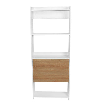 Escritorio-Biblioteca Space Plegable Blanca + Silla eames