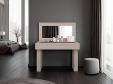 Mueble Tocador Leila, Bardolino, con espacio para ubicar maquillaje incluye espejo