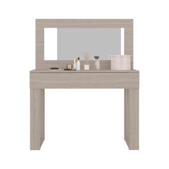 Mueble Tocador Leila, Bardolino, con espacio para ubicar maquillaje incluye espejo