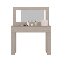 Mueble Tocador Leila, Bardolino, con espacio para ubicar maquillaje incluye espejo