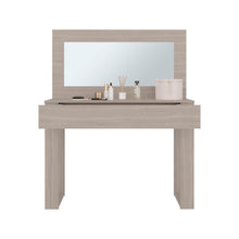 Mueble Tocador Leila, Bardolino, con espacio para ubicar maquillaje incluye espejo