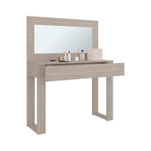 Mueble Tocador Leila, Bardolino, con espacio para ubicar maquillaje incluye espejo