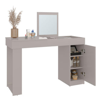 Mueble Tocador Ivak, Capri, con espacio para ubicar maquillaje incluye espejo