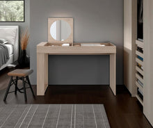 Mueble Tocador Maggie, Blanco Cotta, con espacio para ubicar maquillaje incluye espejo ZF