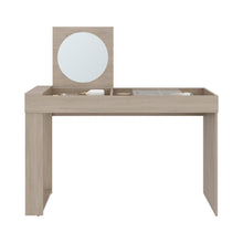 Mueble Tocador Maggie, Blanco Cotta, con espacio para ubicar maquillaje incluye espejo ZF
