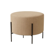 Sala Poltrona Cama Reclinable 70x76x86cm + Puff + Mesa de Centro V Beige/Amaretto