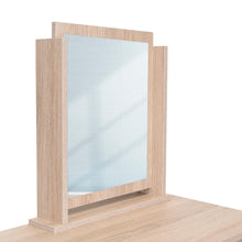 Mueble Tocador Wesley, Beige y Blanco, Espacio Para Ubicar Maquillaje