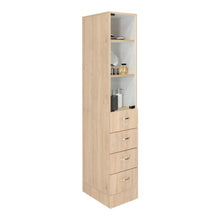Organizador de Baño Picasso, Beige y Blanco, con Cuatro Cajones Deslizables  ZF