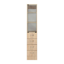 Organizador de Baño Picasso, Beige y Blanco, con Cuatro Cajones Deslizables  ZF