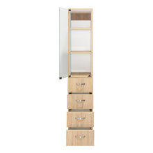 Organizador de Baño Picasso, Beige y Blanco, con Cuatro Cajones Deslizables  ZF