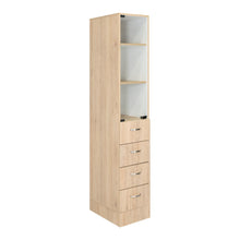 Organizador de Baño Picasso, Beige y Blanco, con Cuatro Cajones Deslizables  ZF